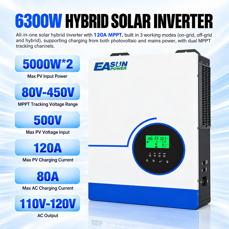 EASUN POWER Hybrid-Solarwechse – Grid Tie Inverter Limiter 2000W Bewertung und Preis