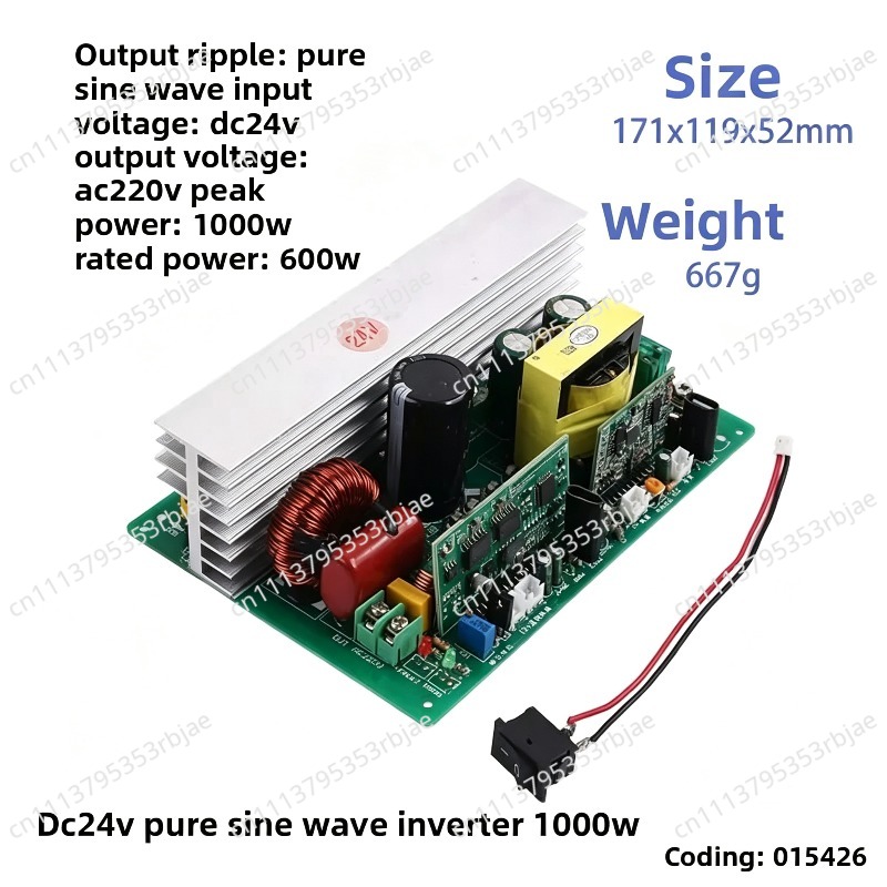 500W/1000W Reiner Sinus-Wechse – Pure Sine Wave Inverter Board 24V 48V Bewertung und Preis