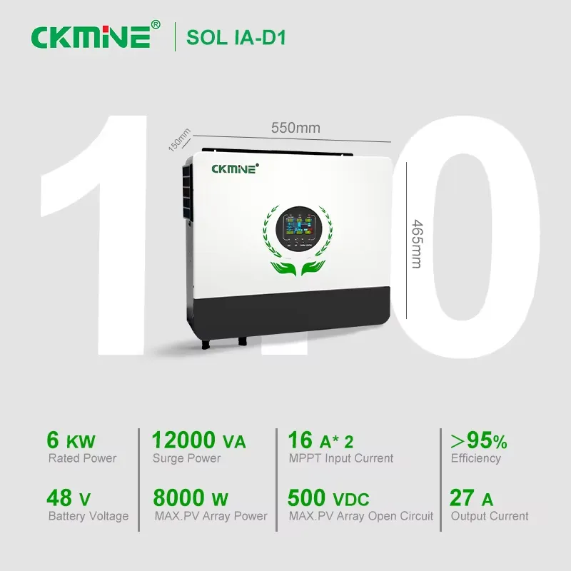 Heißer Verkauf Großhandel Dual – Off Grid Solar Inverter 48V 6000W Bewertung und Preis