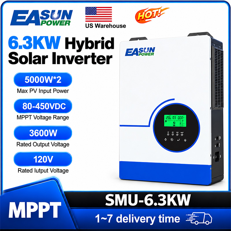 EASUN POWER 6300W Hybrid-Solar – Grid Tie Inverter Limiter 2000W Bewertung und Preis