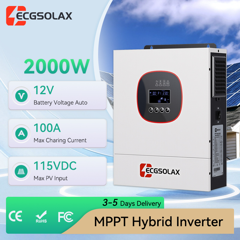 ECGSOLAX 2000W 12V MPPT Hybrid – Grid Tie Inverter Limiter 2000W Bewertung und Preis