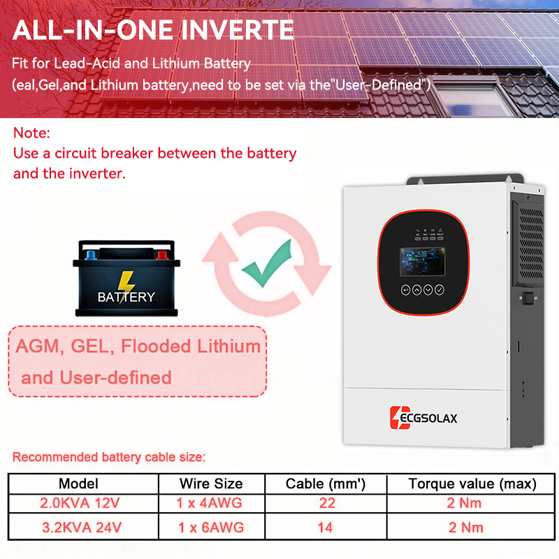 ECGSOLAX 2000W 12V MPPT Hybrid – Grid Tie Inverter Limiter 2000W Bewertung und Preis